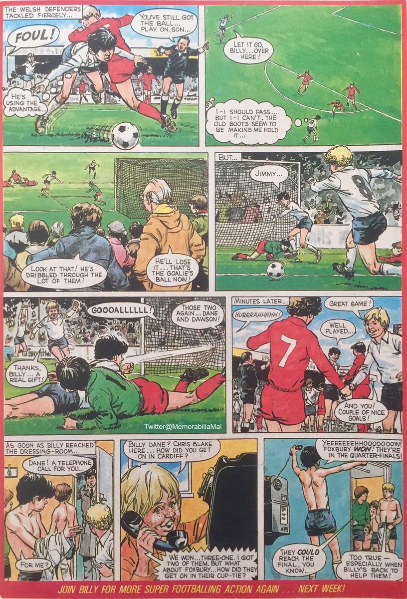 The latest instalment....Billy’s Boots from Tiger & Scorcher(25/2/78)