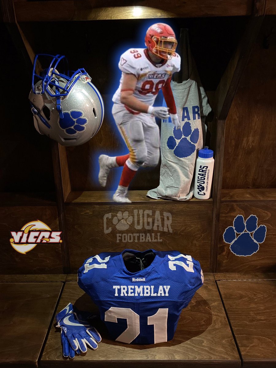 Football: ⚪️🔵 2021 Recruitment 💥

Jacob Tremblay
Welcome to the Cougar Family!

ℹ️ Vicas de Victoriaville
✅ 6'1" 215lbs
⭐ Rookie of the Year LFMM 2019

#cougarpride #bleedblue #reload #colldiv1