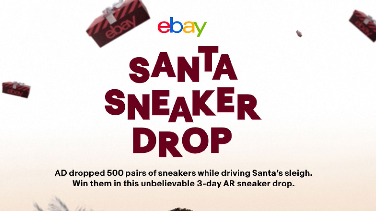 ebay santa sneaker