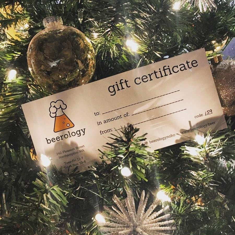 Looking for the perfect gift for a homebrewer in your life? Give the gift of a <a href="/beerologynoho/">Beerology</a> Gift Certificate! Give us a call 413-829-BEER and you can pick it up or we can pop it in the mail!