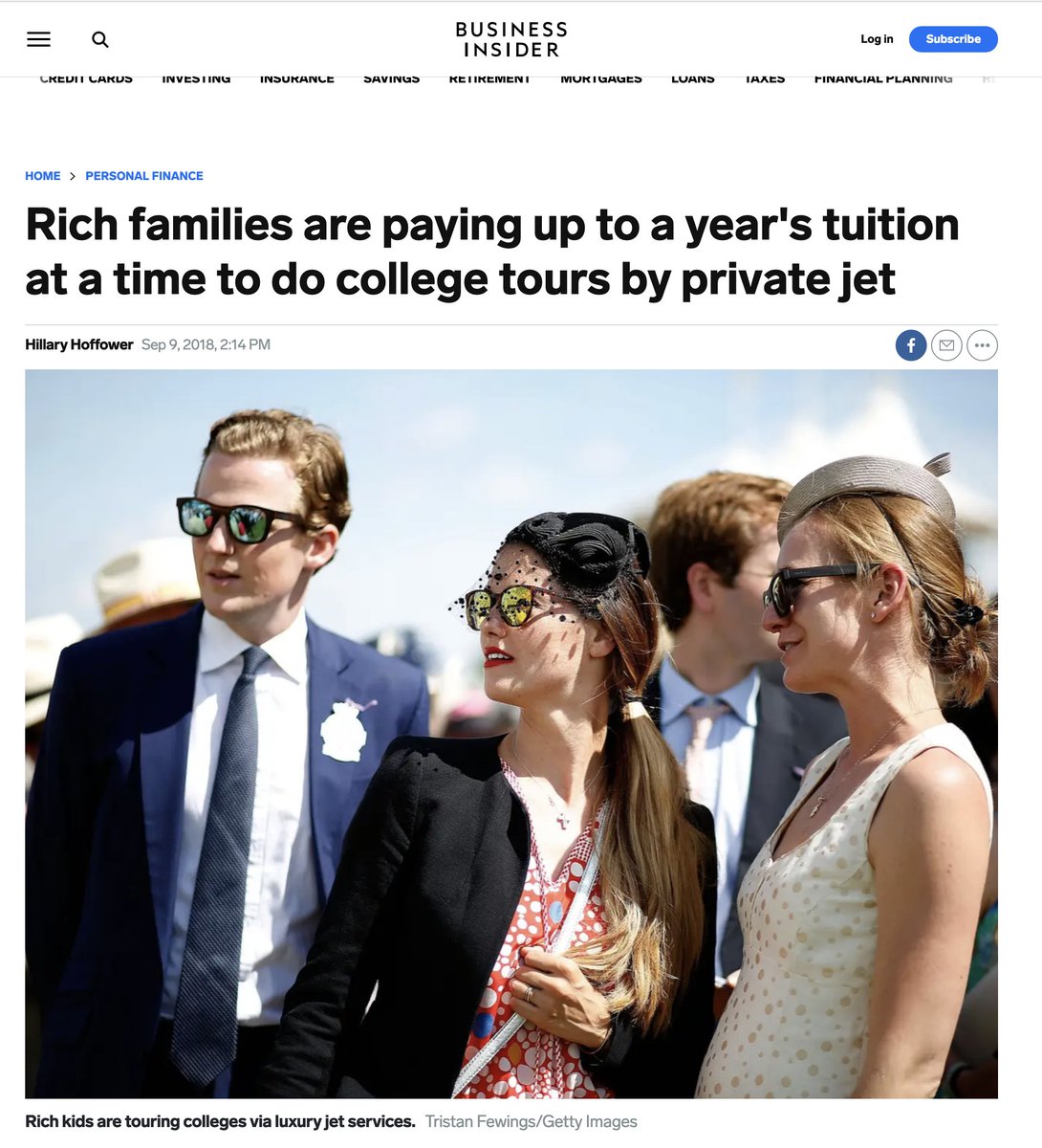 College tour consultants . . . college visits are already an inequity and this makes it worse of course ..  https://www.niche.com/about/enrollment-insights/which-students-were-already-not-visiting-college-campuses/