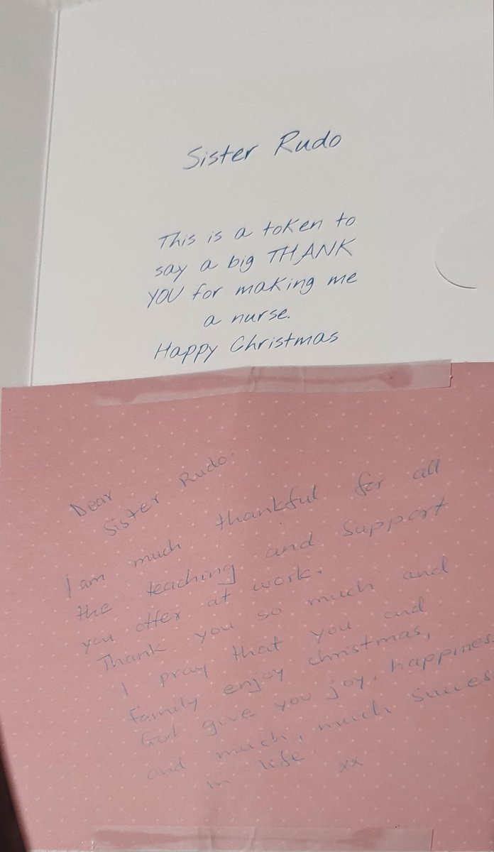 Feeling appreciated! Thanks team Bluebell B! #gratification #priceless