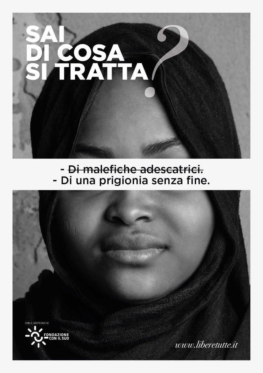 LibereTutte2019's tweet photo. Le donne vittime di tratta soffrono di ansia, depressione, alienazione, disorientamento, aggressività, ostilità, ideazione suicidaria, deficit di attenzione e conseguenze psicofisiche di malattie sessualmente trasmissibili.

Sai di cosa si tratta?
https://t.co/fDLiSwCo7a https://t.co/ILovFpDKQ4