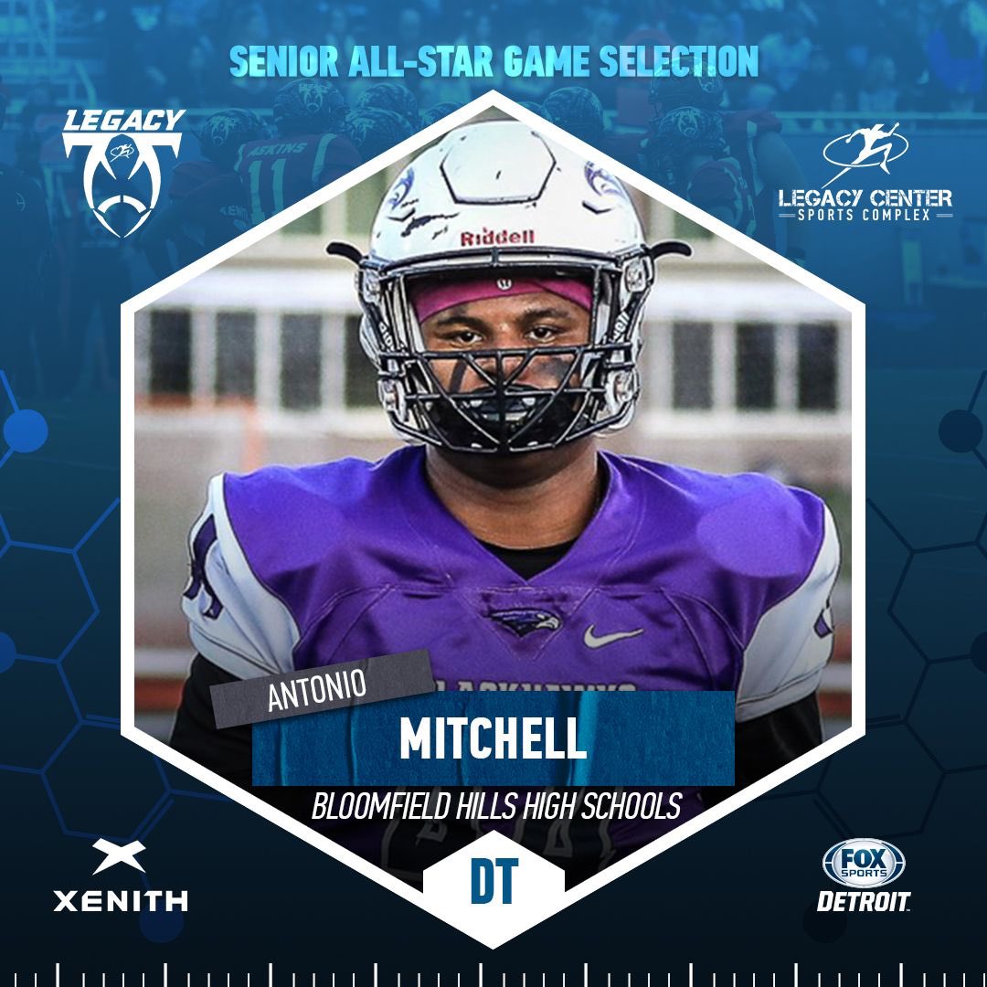 LegacyMI_FBall's tweet photo. Congrats @amitchell_03 &amp; @jfandel68 on your Selection to the 2020 @xenith Senior All Star Game powered by Legacy Football. This is a great honor &amp; testament to your High School football Career. Continue to Leave Your Legacy. #JoinTheMovement #Legacy @FOXSportsDet @Adidas https://t.co/hLz89OwZ36