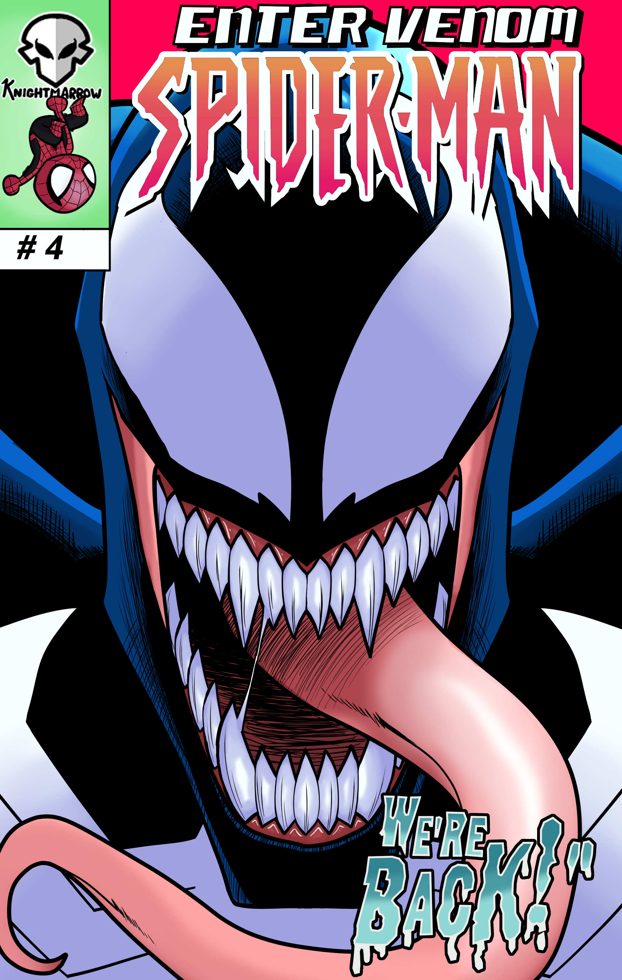 Knightmarrow on X: "Wanted to do a re-draw of my favorite loading screen  from the PS1 Spider-Man game. #SpiderMan #Venom https://t.co/enHEVuAb46" / X