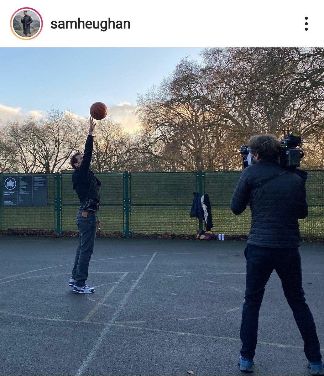 This week's  #humpdayfun was brought to us by our main man, Sam! you woulnd't have guessed that, right?  Well.. the man played basketball on the set of  #TextForYouMovie ! Plus, a stunning BTS photo from  #LovedayHarding with Sam and Priyanka! #SamHeughan  #PriyankaChopra