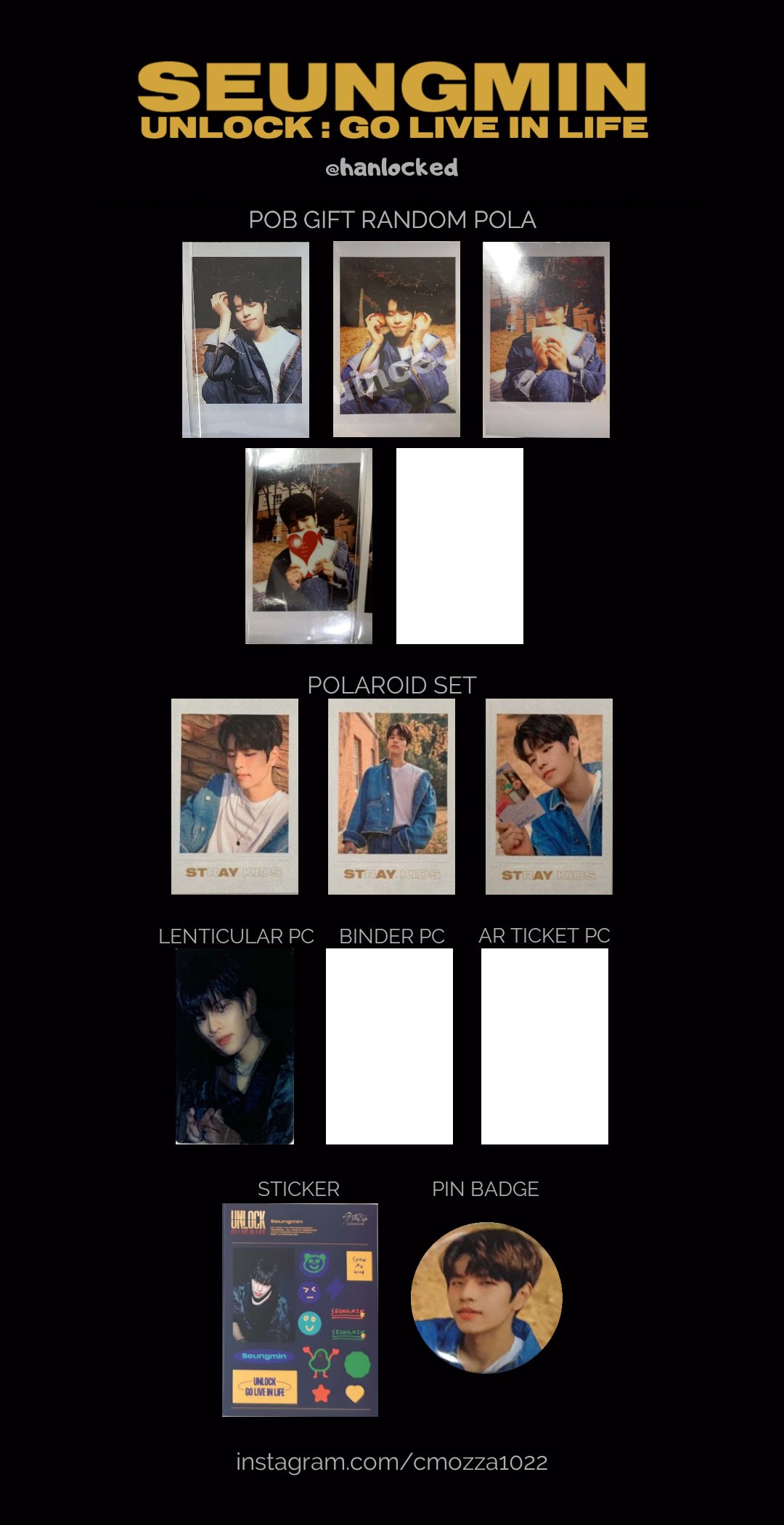 Stray Kids Seungmin Unlock: Go Live in Life official