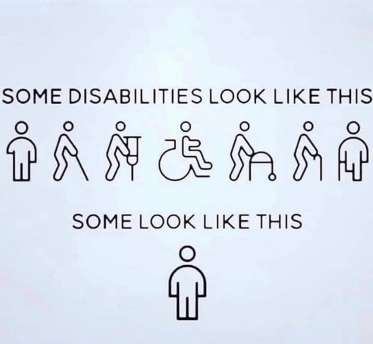 BrokenLeftist's tweet photo. Shout out to people with invisible disabilities. https://t.co/EzgwQ6ZsW3