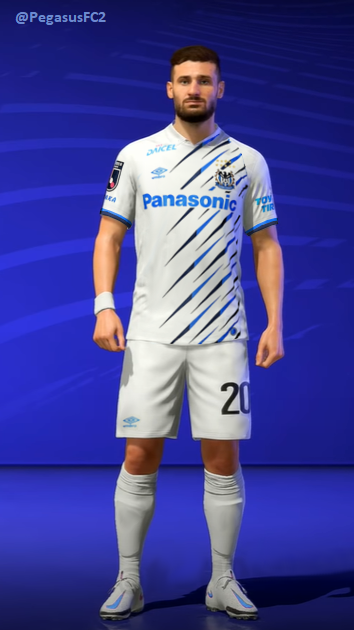 PegasusFC2's tweet photo. Gamba Osaka 2021 ⚪️🔵 #FIFA21 https://t.co/PlRrlZzaqw