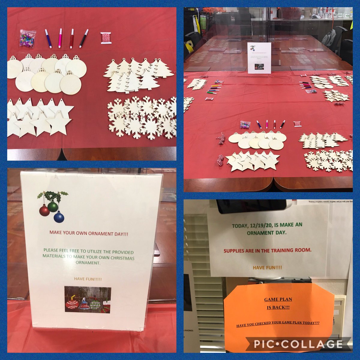 Day 7 of 12 days of Christmas at 6228.  Make your own Xmas ornament!!@ShayThomasTHD <a href="/DianeRaymond26/">Diane Raymond</a>