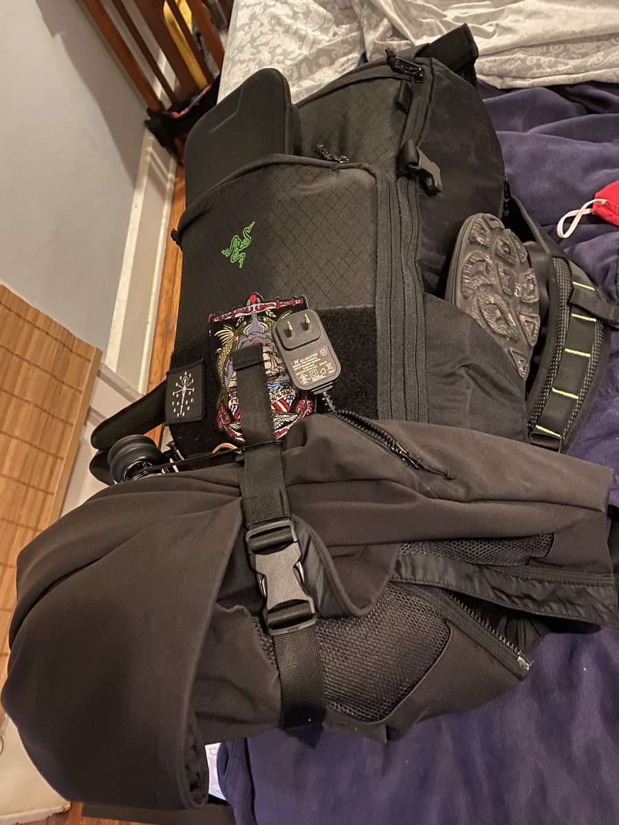 I feel like. I am using my #Razer #razerbackpack to it’s max!!! <a href="/Razer/">R Λ Z Ξ R</a>  do more of these !