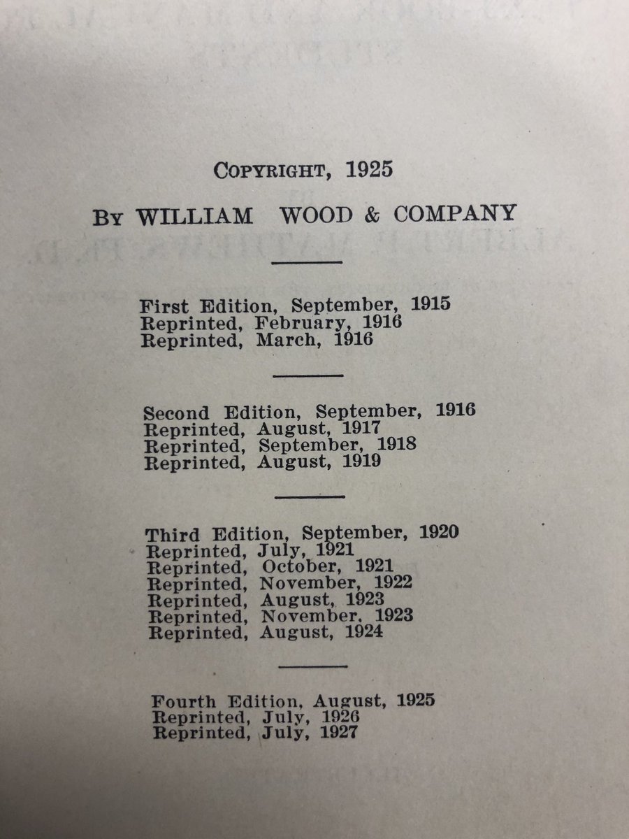 VelezNephHepato's tweet photo. 1/This book was a present of my Chairman of Medicine when he found out that I was going into Nephrology. I’ve always loved old medical books. And this one from 1925 gained a privileged spot on my bookshelves. #OldTextbook #MedicalEducation https://t.co/oCkvRtHzTH
