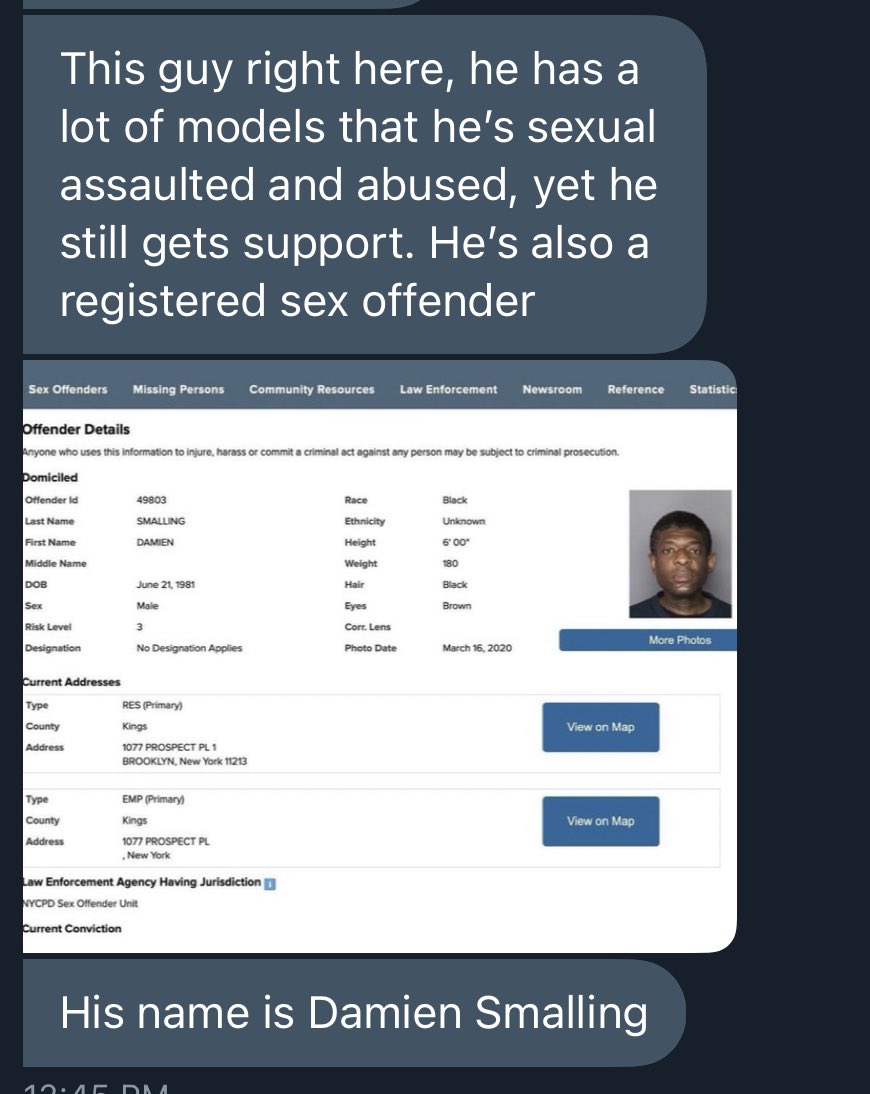 starting a twitter thread of people to avoid in the modeling industry. if you follow any of these people or are working for them i highly suggest you take these messages into consideration