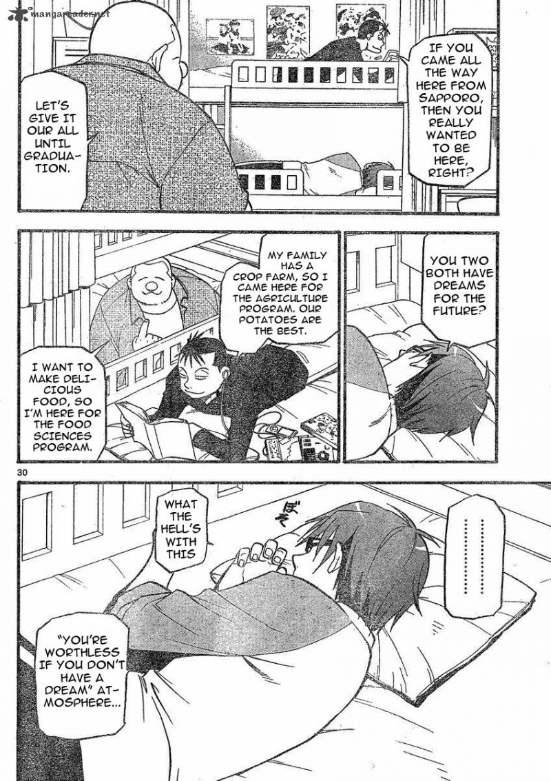 #11: Silver Spoon by Hiromu Arakawa is a fantastic, moving story about a student with no goals learning about life while attending an agricultural school. As he interacts with his peers he learns more about this world that he has stepped in to, and in doing so what HE wants.