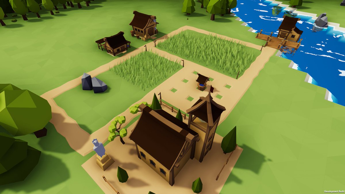 How about some grass to spice up the view? 💚
Our #CityBuilder, LowPolis, may get cuter again soon.

Try the game for free on #Itchio:
🔗 bit.ly/play_LowPolis 🏰

─────
#ScreenshotSaturday | #Lowpoly | #VideoGame | #IndieGame | #MadeWithUnity | #IndieGameDev | #GameDev