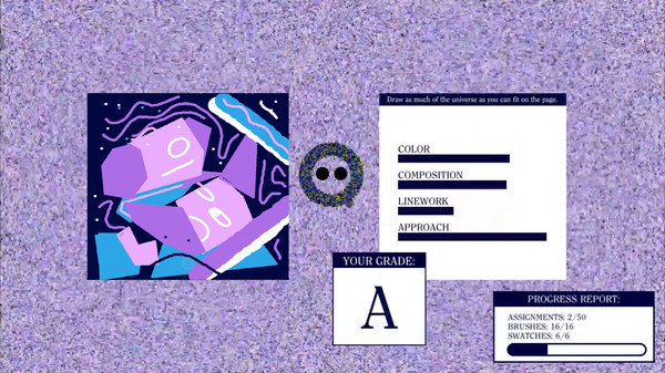 ART SQOOL ($3.49) - "make art, achieve creative fulfillment, that's art sqool babie!". on an abstract candy coated colored world, wander around, make art, and have it graded by an AI! walk, draw, and graduate ART SQOOL!  https://glander.itch.io/art-sqool&nbsp;