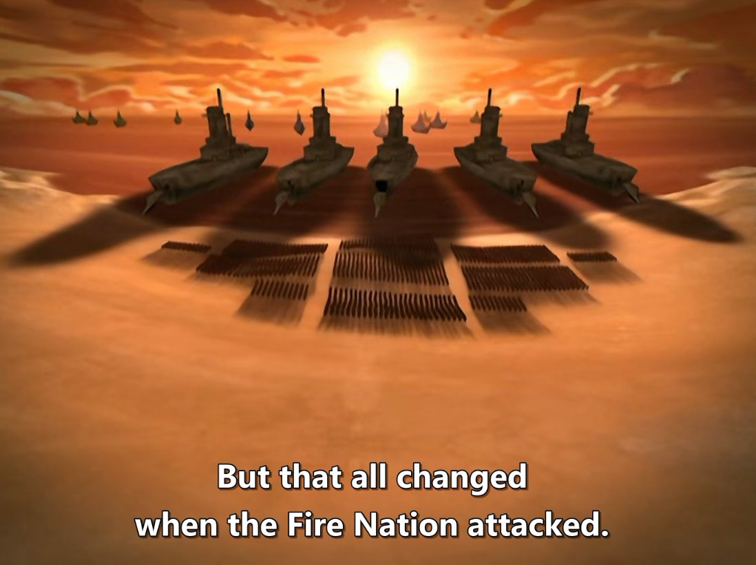 The official artbook says the Fire Nation was originally inspired by Imperial Japan, but then EVERYTHING CHANGED so that it had more Chinese influences instead (probably bc imperial Japan committed a lot of recent atrocities still remembered by people alive)