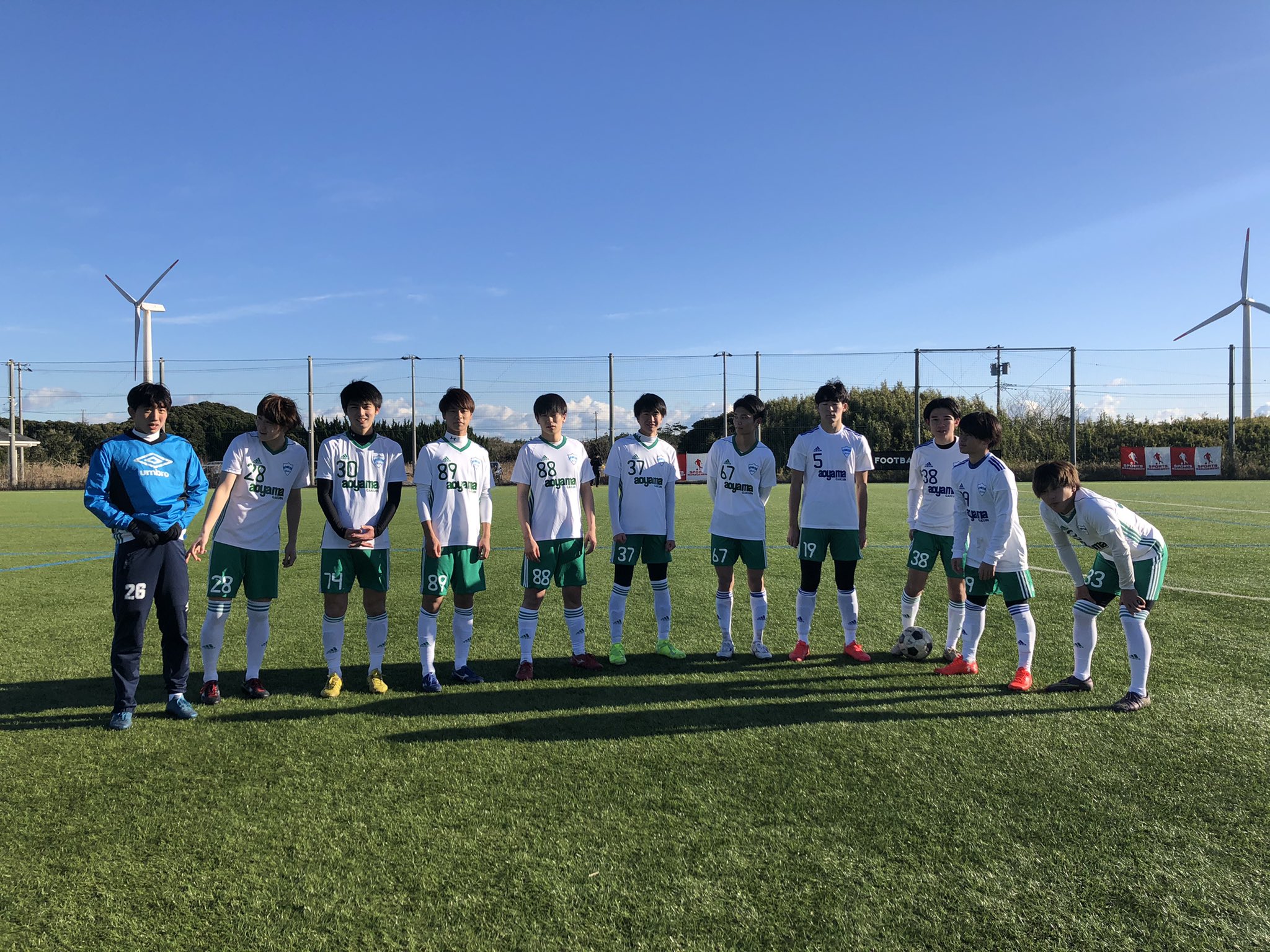 Twitter এ 青山学院大学理工サッカー部 22 12 Football Competition Fall Winter プレミア 3試合目 青理b Vs 白金b スターティングメンバー 49野中 28春日 30西前 満尾 鵜澤 37榎本 67仲田 33太田 39影山 22伊勢田 38田中 T Co