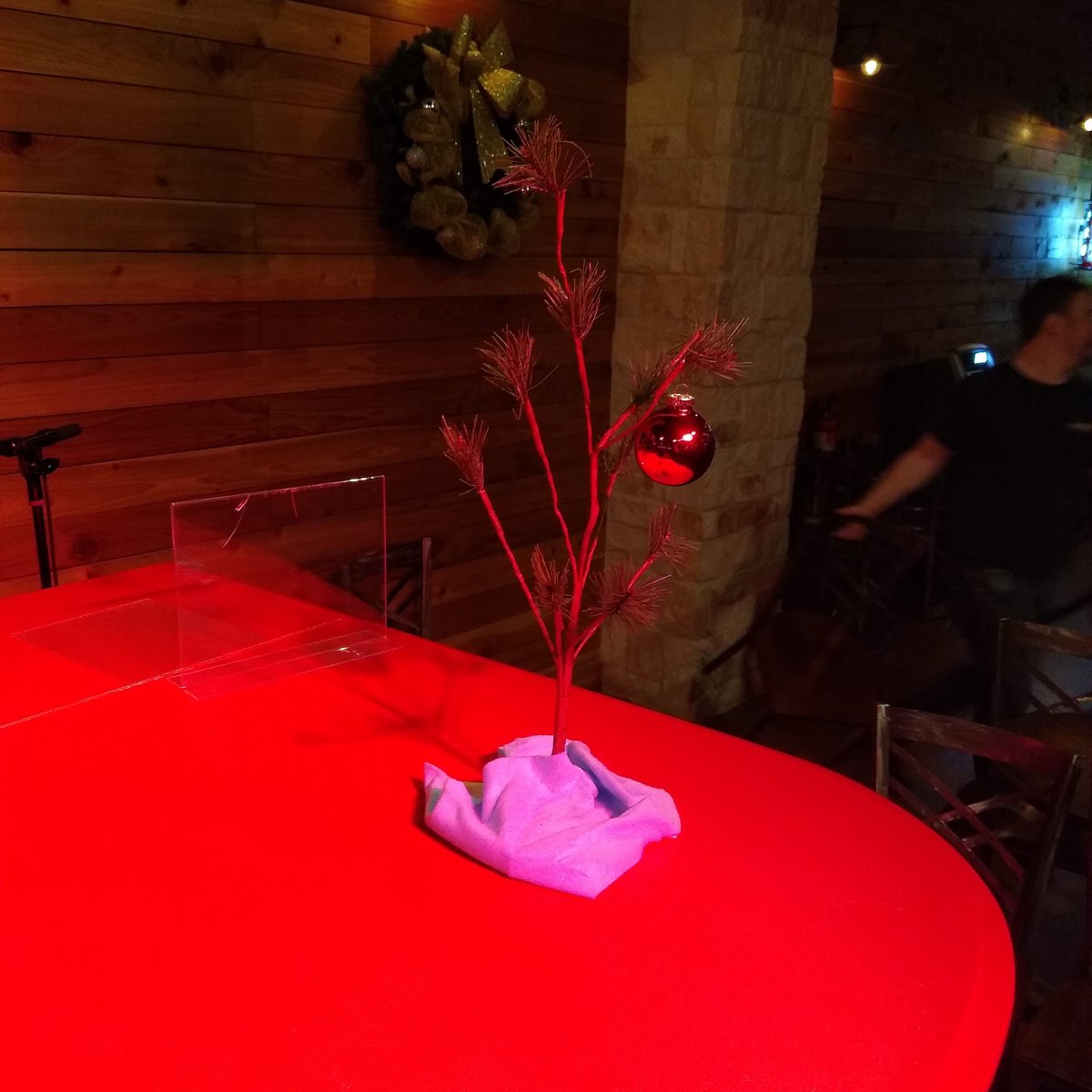 Come to Rockey's tonight for some MLC music and this piano topper Christmas tree! 

Maddy &amp; Carlos open 7-9pm followed by the total request piano show.