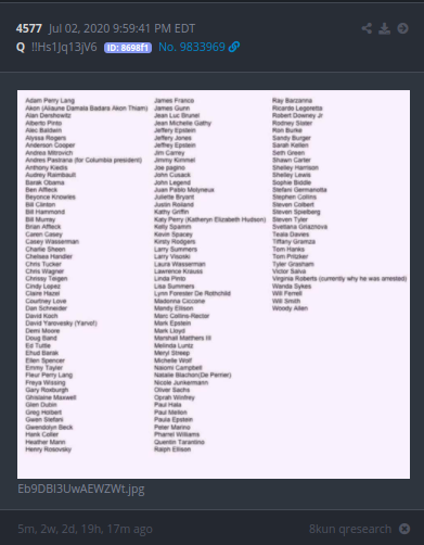 9) Remember when our friend posted the [Island] list July 2, 2020? He didn't sign 17? Low & behold, MSM went on a debunk crusade with "proof?"Did DS read post and panic? Sloppy rush job to scrub & cover up? Or was our friend cluing us in on the DS next move? See dates.
