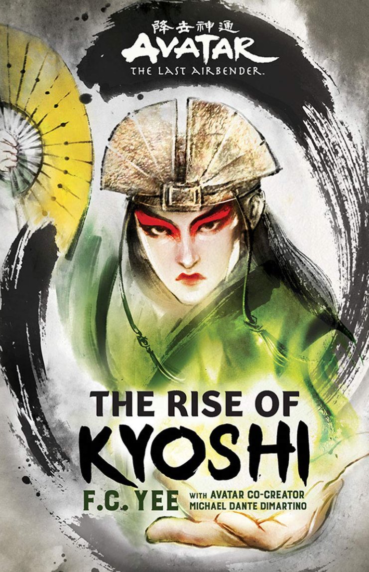 FC Yee's Kyoshi books are co-authored with Michael DiMartino, so everything in them is considered canon.if i told u Kyoshi is canonically bi and gets a hot Firebender bodyguard-turned-girlfriend (see second cover), will u read them