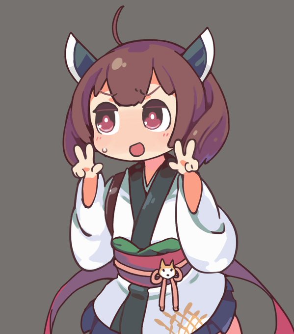 立ち絵を描く作業の息抜きに立ち絵を描く 