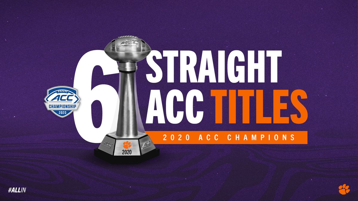 ClemsonFB's tweet image. Mark it in the history books.

Another
Clemson
Championship

#ALLIN 🐅🐾