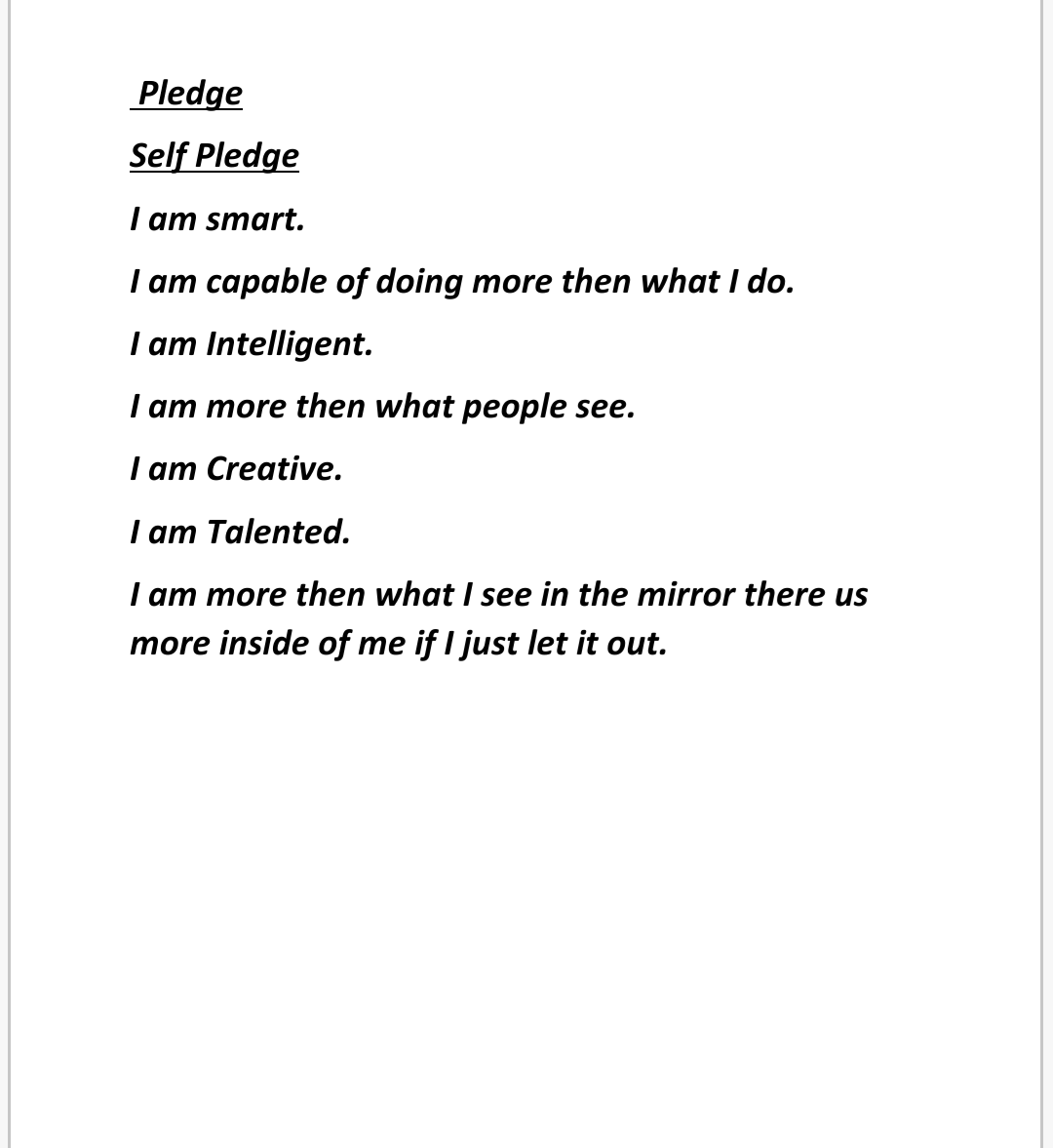 retRedda's tweet photo. #selfpledge https://t.co/cIaZQcy2i3