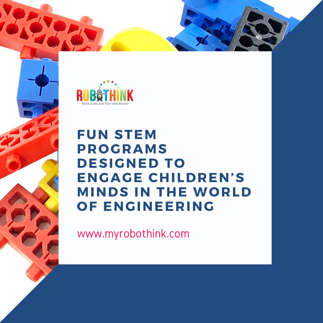 At RoboThink, your imagination is the limit! Learn how to build cool robots using blocks, wheels, sensors, motors and much much more! Our robotics kits are exclusive to RoboThink and can't be found anywhere else! Contact us today : myrobothink.com #robothink #stemforkids