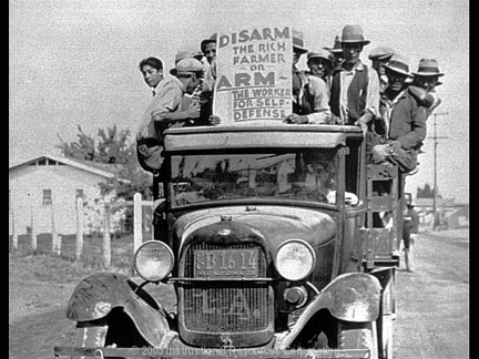 In 1933, California had a farm-worker strike.What is unique about agriculture is that it rots. If you don't pick it up in time. You can ruin the crops for years if it isn't reseeded etc.So, for agricultural worker, just stopping work is pretty disruptive.