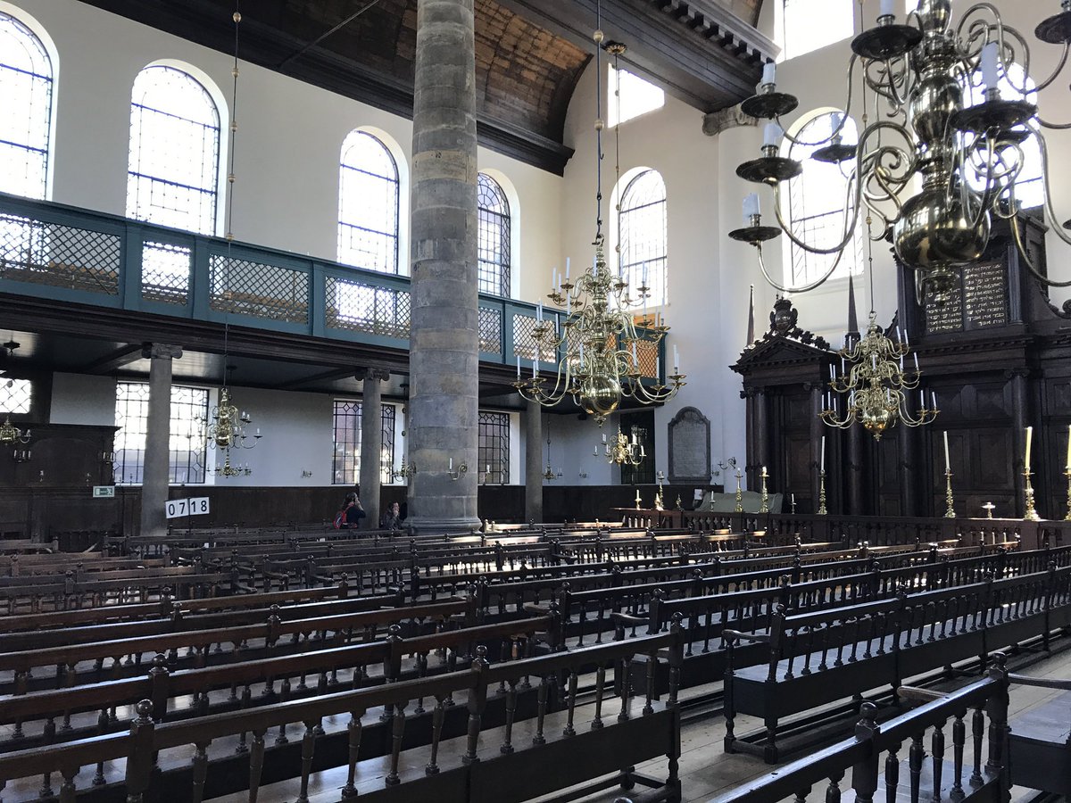 Completed in 1675, the Portuguese Synagogue in Amsterdam housed one of the richest Jewish communities in the world.(Pictures by yours truly.) 5/