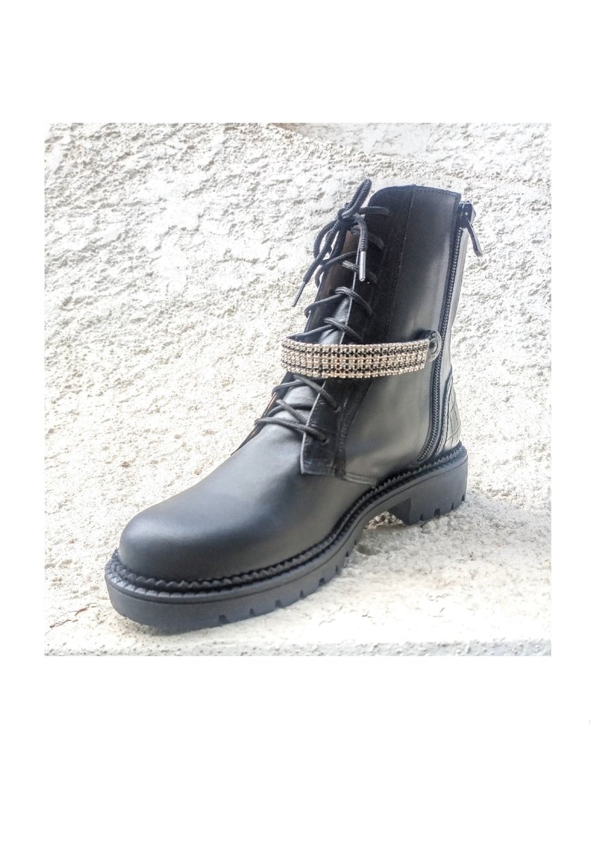 Eleni92894641's tweet image. Excited to share the latest addition to my #etsy shop: Black combat leather boots Handmade women ankle boots Detachable Rhinestone Strap etsy.me/37yZ4Ne #black #epsilonepsilon