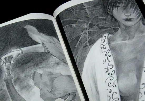 Blade of the Immortal Illustration Art Book ( 2008 ); I wish there was a 2nd one to collect all the cover art Hiroaki Samura drew for the manga 艶浪 「無限の住人」画集 - https://t.co/ISrCon1Usm
#artbook #illustration #BladeOfTheImmortal #無限の住人 #沙村広明 