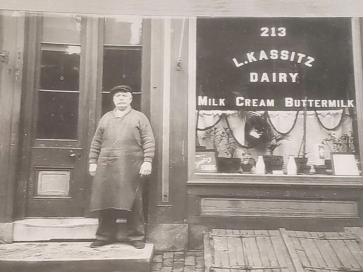 This is my great grandfather, his business, and the original spelling of my last name. I thought the spelling got changed when he immigrated but apparently he kept the spelling.