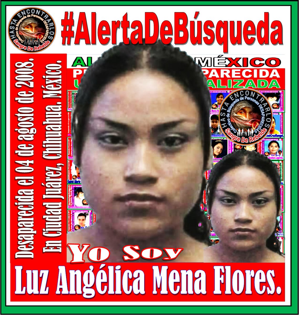 <a href="/ReynaQu45720116/">Reyna Quintero</a> 
<a href="/RosaEsp69257274/">Rosa Esparza</a> 
<a href="/Gabriel59092839/">Gabriela Diaz</a> 
<a href="/carolin48596759/">carolina hernandez</a> 
<a href="/SeleneA50115504/">Selene Alvarez</a> 
<a href="/OlarteLeonor/">Leonor Olarte</a> 
<a href="/Laura14310019/">Laura</a> 
<a href="/sangrederebelde/">🇲🇽 Colectivo De Búsqueda SangreDeRebelde🇲🇽</a> <a href="/busqueda_x/">Busqueda x La Paz</a> <a href="/mifamiliamebusc/">Ramon Antonio Ponce</a> <a href="/RosaQue62542006/">Rosa Quezada</a> <a href="/RosaEsp69257274/">Rosa Esparza</a> @su_letty <a href="/TodosErick/">Fundación Internacional Todos Somos Erick Carrillo</a> <a href="/esperan89004715/">@EsperanzaAguilar</a> <a href="/AvalosMincho/">Emmanuel avalos & 💋</a> <a href="/ElviraA31764306/">Elvira Andrade</a>