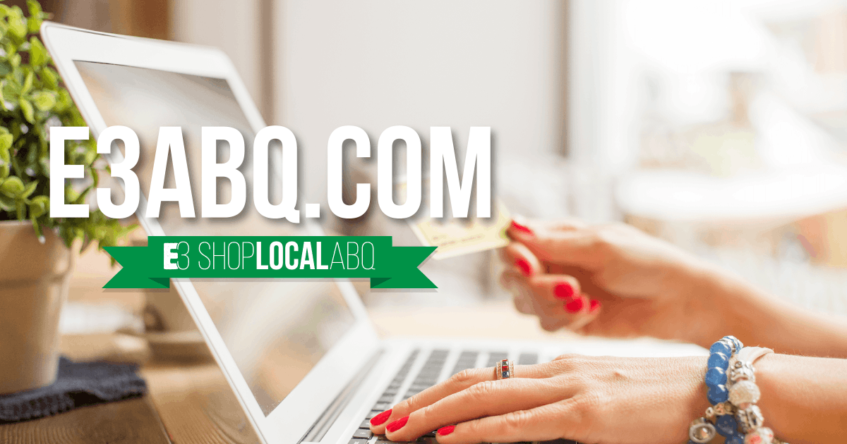 E3ABQ's tweet photo. There is only SIX days left to shop this holiday season! Don't sweat it - we've curated a great list of local places to buy your holiday gifts this year. Check-out https://t.co/Xi4qDJrVb8! When you shop locally, you are supporting the entrepreneurial ecosystem in #ABQ! #E3ABQ https://t.co/M3swcksnrN