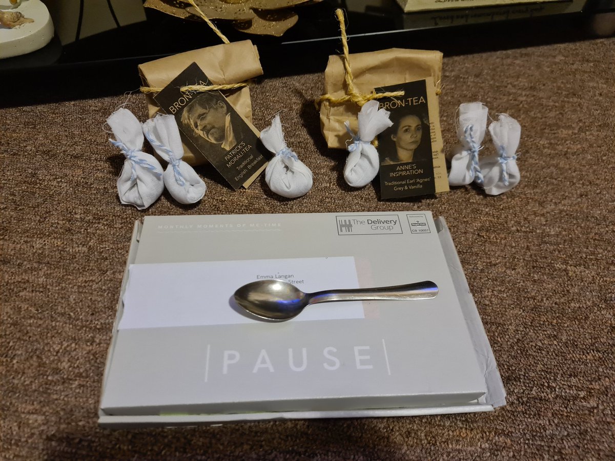 Made tea bags for my Bron-tea tea leaves with the help of a Pause mental health pack from the charity Mind 

#Mind #Pause #mentalhealthpack #mentalhealth #mentalhealthcharity #bronteparsonagemuseum #brontesociety #brontea #patrickbronte #annebronte #teabags #homemade #handmade