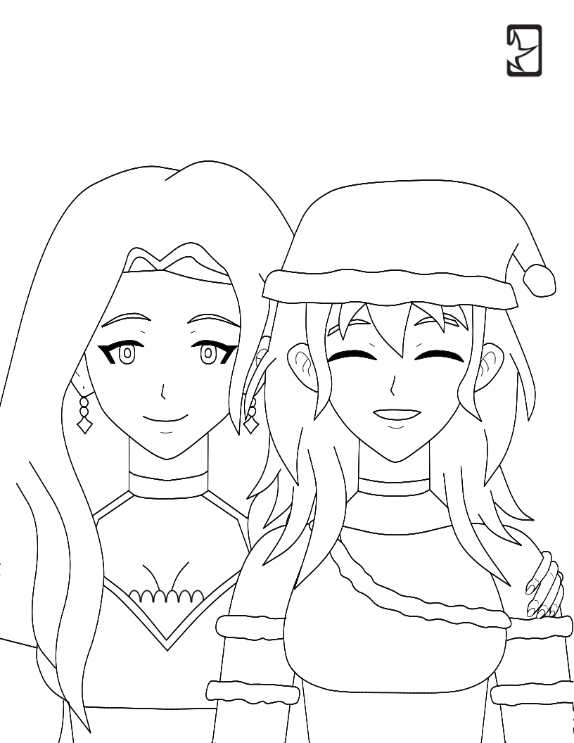 BFF (Best Friends Forever) 19 coloring page