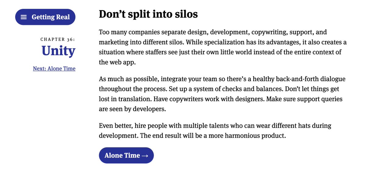 "Hire people with multiple talents who can wear different hats during development. The end result will be a more harmonious product." 
