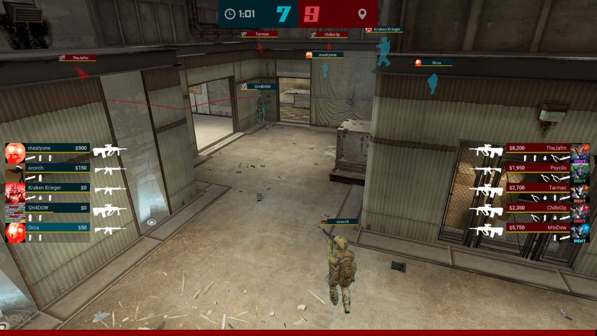 Here, @IXShadowXI3 dodges a grenade just in time! These games are so close. 3rd map decider coming up!!
📺twitch.tv/pavlov_vrml
🌐vrmasterleague.com/Pavlov/Champio…