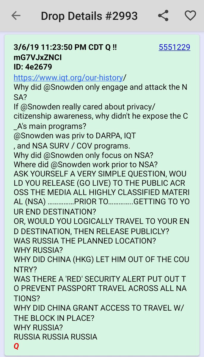 It's been well established Snowden trained on the farm and worked for CA prior to No Such Agency.His EnEsAy 'Whistleblower' disclosures while important, purposely omitted much more damaging CA info he was privy to in order to damage the org. Look here not there. Psy Op.
