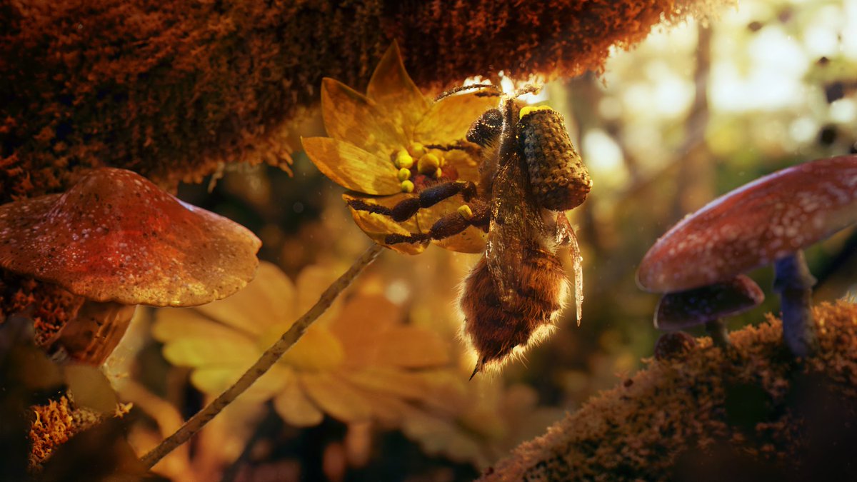 Geeft_'s tweet image. 🐝 Foraging Honey Bee 🐝

#maya #renderman #mudbox #MadewithSubstance