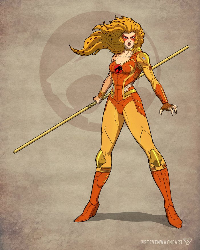 ThunderCats Redesigned: Cheetara, an art print by Steven Wayne Art