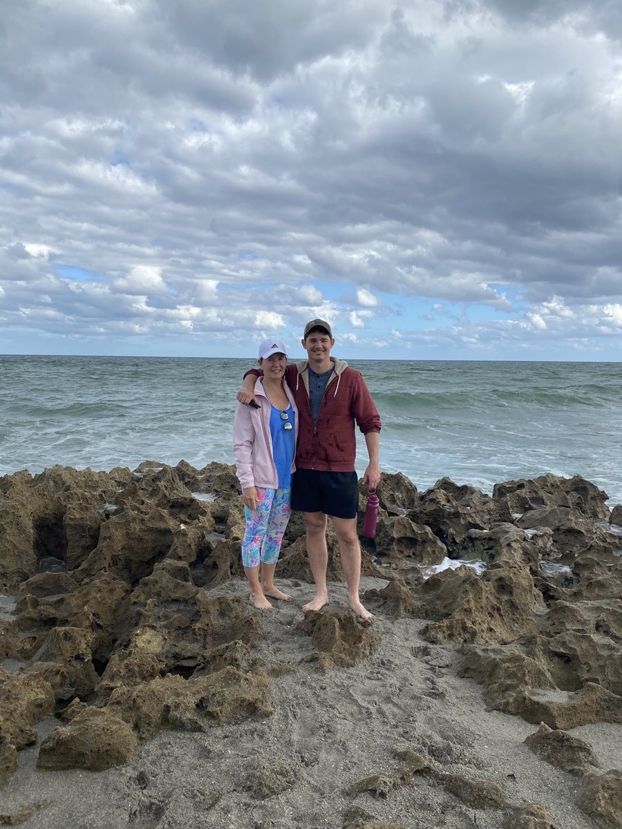 Beach walk with Grant and Mary Beth #Jupiter #CoralCove #beachlife
