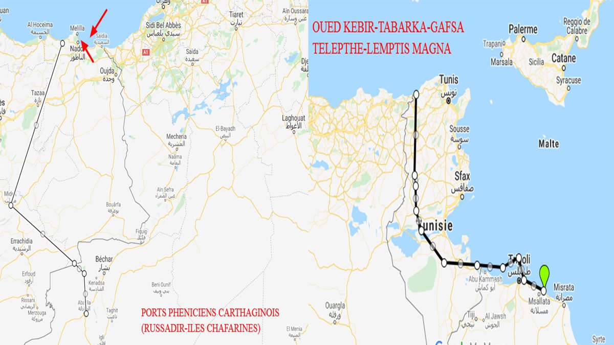 𝐋𝐚 𝐍𝐮𝐦𝐢𝐝𝐢𝐞 𝐮𝐧 𝐄𝐭𝐚𝐭 𝐀𝐥𝐠𝐞𝐫𝐢𝐞𝐧 𝐚𝐯𝐚𝐧𝐭 𝐥`𝐇𝐞𝐮𝐫𝐞*𝑺𝒆𝒔 𝑭𝒓𝒐𝒏𝒕𝒊𝒆𝒓𝒆𝒔 (𝑫𝒆𝒖𝒙𝒊𝒆𝒎𝒆 𝑷𝒉𝒂𝒔𝒆)Les Frontieress'élargirent en integrant des villes (70) carthaginoises tels que Melilla-Iles Chafarines-Thelepte-Leptis Magna