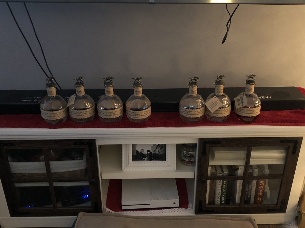 GandyEric's tweet photo. Bourbon hang man, almost solved the riddle... #Blantons #Bourbon https://t.co/a6HKuB9OOl