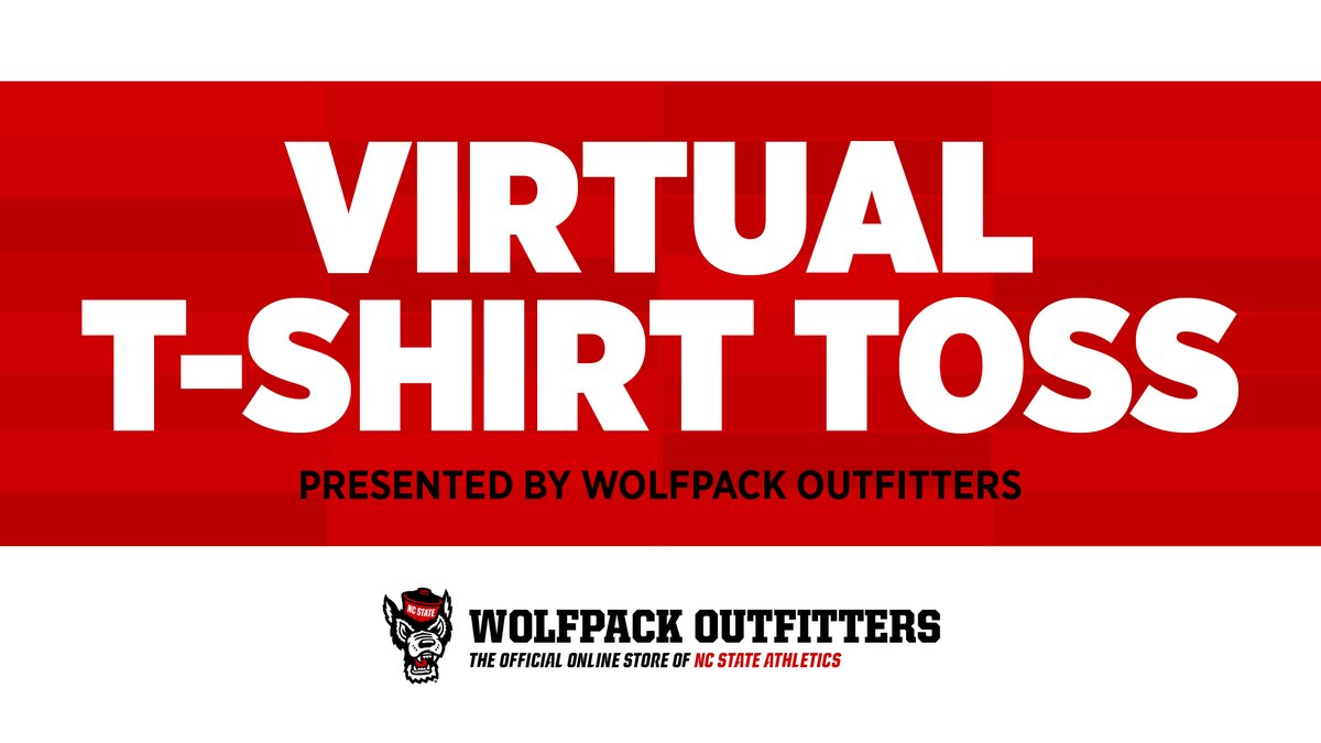 PackAthletics's tweet image. Home @PackMensBball game means it's time for a virtual T-shirt toss!

RT to win courtesy of @NCStateStores!