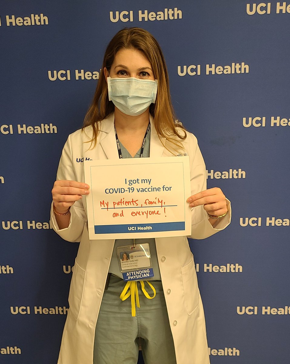 Jennifer Kolb (@jenkolbmd) on Twitter photo Full of gratitude and hope #WearAMask #trustscience <a href="/UCIrvineHealth/">UCI Health</a> Full of gratitude and hope #WearAMask #trustscience <a href="/UCIrvineHealth/">UCI Health</a>