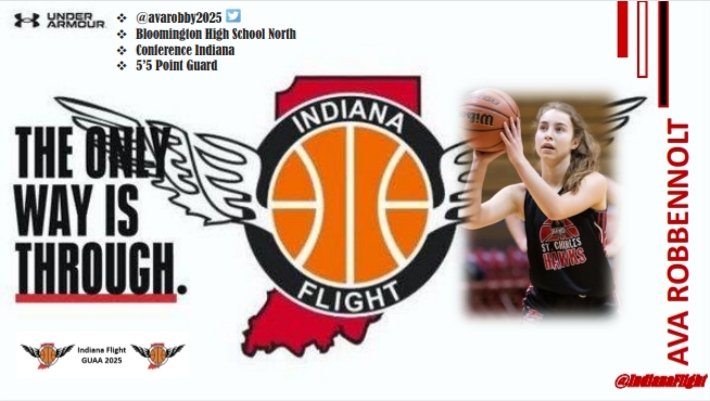 Ava Robbennolt - St. Charles MS - 5'5" Point Guard 2025 - 16pts 7rebs 8ast 8stls 3blks in a victory Tuesday evening against Brown County. #FlightGUAA2025
