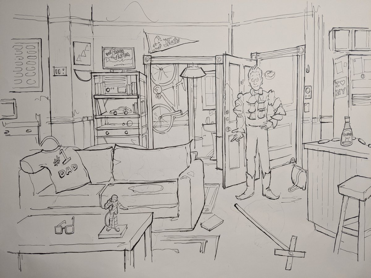 What's the deal with art? (rough) #Seinfeld #jerryseinfeld #NYC #comedy #etsy <a href="/JerrySeinfeld/">Jerry Seinfeld</a> @JessSeinfeld <a href="/SeinfeldTV/">Seinfeld</a> <a href="/IJasonAlexander/">jason alexander</a> <a href="/OfficialJLD/">Julia Louis-Dreyfus</a>